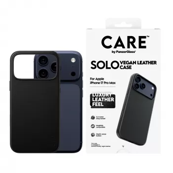 Custodia protettiva PanzerGlass CARE Solo per iPhone 17 Pro Max, nera