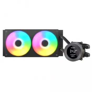 Dissipatore a liquido per CPU all-in-one Cougar Poseidon Vistek 240, ARGB, radiatore 240 mm, ventola 120 mm, 700–2500 giri/min, nero