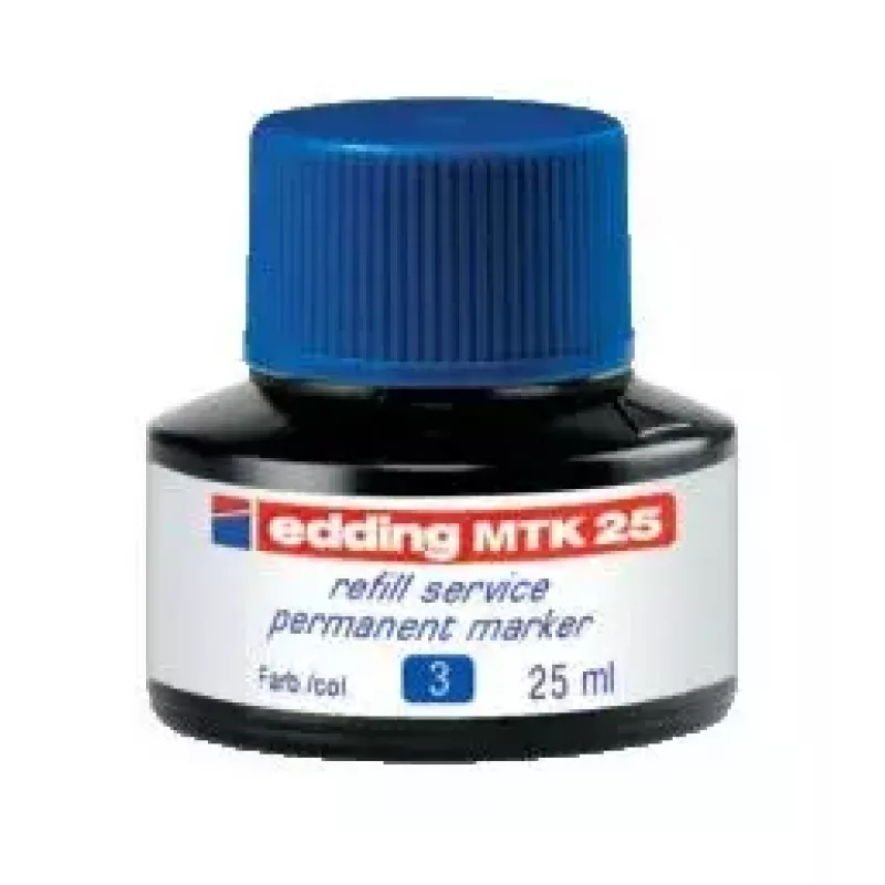 Ricambio pennarello Edding MTK 25 nero 25 ml