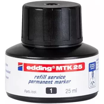 Ricambio pennarello Edding MTK 25 nero 25 ml