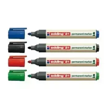 Pennarello indelebile Edding EcoLine 21 rosso 10 pz.
