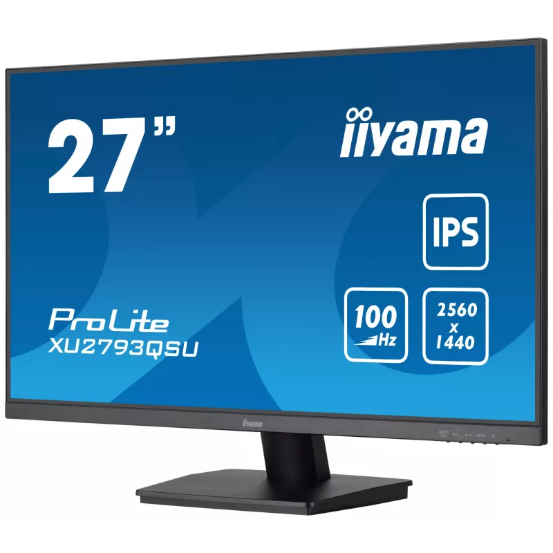 iiyama ProLite XU2793QSU-B6 monitor per computer 68,6 cm (27 inch) 2560 x 1440 pixel Wide Quad HD LED nero
