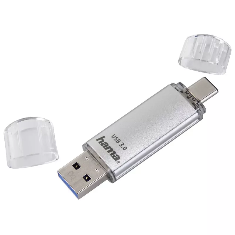 Hama FlashPen C-Laeta chiavetta USB 16 GB, USB 3.0 / USB Type-C, argento