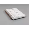 Quaderno A5 Sigel JN601 240 fogli nero rosa bianco
