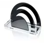 Portadocumenti WEDO 60 3001 acrilico nero trasparente