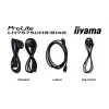 Display per digital signage iiyama LH7575UHS-B1AG schermo piatto 190,5 cm (75 inch) LCD Wi-Fi 500 cd/m² 4K Ultra HD nero processore integrato Android 11 24/7