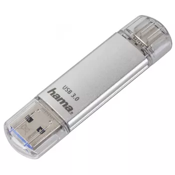 Hama C-Laeta unità flash USB 32 GB USB Type-A / USB Type-C 3.2 Gen 1 (3.1 Gen 1) argento