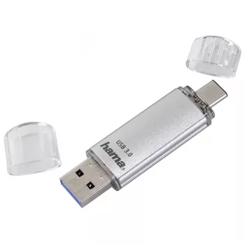 Hama C-Laeta unità flash USB 32 GB USB Type-A / USB Type-C 3.2 Gen 1 (3.1 Gen 1) argento