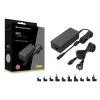 Conceptronic OZUL08B10 caricabatterie universale per laptop 90W, 10 punte di ricarica incluse