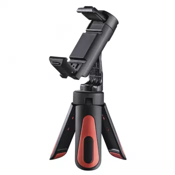 Hama Pocket II Rotation treppiede smartphone/tablet 3 gambe nero, rosso