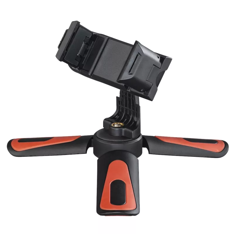 Hama Pocket II Rotation treppiede smartphone/tablet 3 gambe nero, rosso