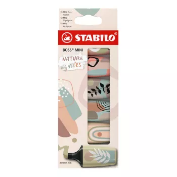 Pennarello STABILO BOSS MINI 6 pezzi punta a scalpello multicolore