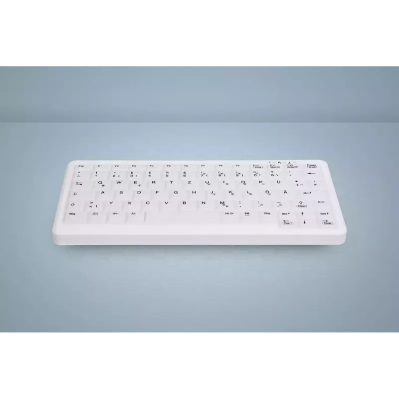 Protezione per tastiera Active Key AK-C4110 — silicone, layout tedesco, 291×139×25 mm, bianco