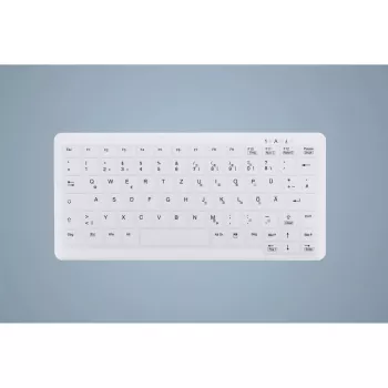 Protezione per tastiera Active Key AK-C4110 — silicone, layout tedesco, 291×139×25 mm, bianco
