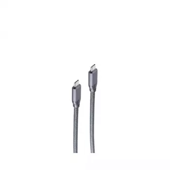 Cavo USB ShiverPeaks BS13-47040 USB 3.2 Gen 2 3m USB C grigio