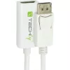 Techly adattatore DisplayPort 1.2 maschio / HDMI femmina 15 cm bianco IADAP DP-HDMIF2