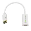 Techly adattatore DisplayPort 1.2 maschio / HDMI femmina 15 cm bianco IADAP DP-HDMIF2