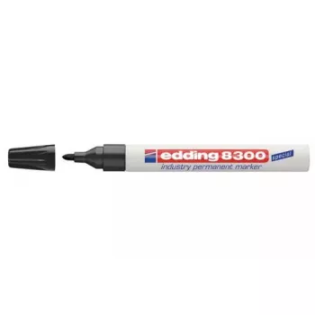 Pennarello indelebile punta tonda Edding 8300 nero
