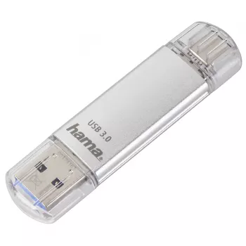 Hama C-Laeta chiavetta USB 256 GB USB Type-A / USB Type-C 3.2 Gen 1 (3.1 Gen 1) argento