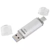 Hama C-Laeta chiavetta USB 256 GB USB Type-A / USB Type-C 3.2 Gen 1 (3.1 Gen 1) argento