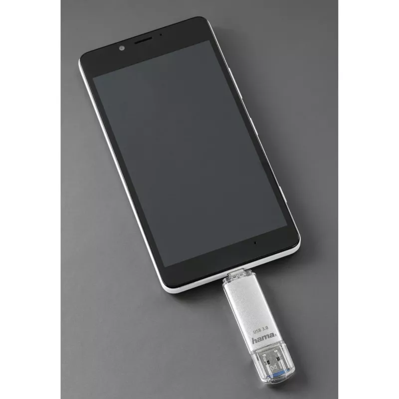 Hama C-Laeta chiavetta USB 256 GB USB Type-A / USB Type-C 3.2 Gen 1 (3.1 Gen 1) argento
