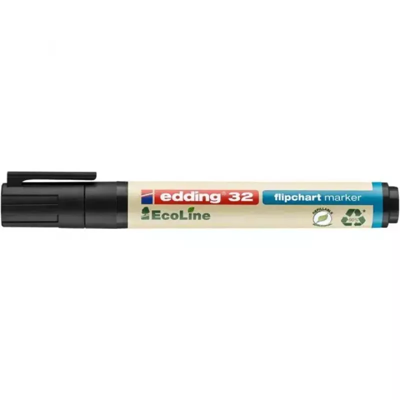 Pennarello Edding EcoLine 32 punta a scalpello nero
