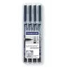 Pennarello indelebile Staedtler 31-9WP4GS nero 4 pz.