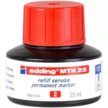 Inchiostro di ricarica per pennarello Edding MTK 25 rosso 25 ml 1 pz.