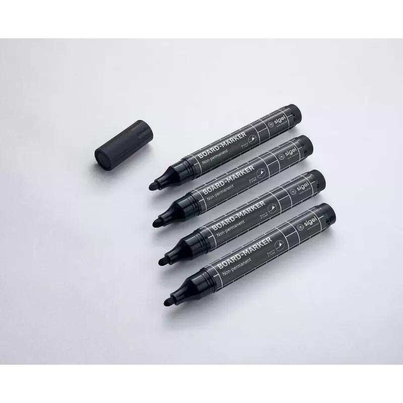 Pennarello Sigel BA012 4 pezzi nero