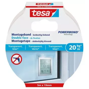 Nastro per montaggio Tesa 77741-00000 5 m trasparente 19 mm