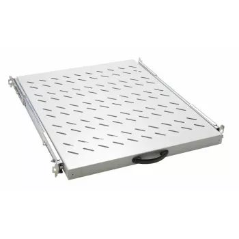 Ripiano a scorrimento EQUIP 19 pollici, 1U, profondità 800 mm, grigio chiaro