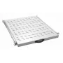 Ripiano a scorrimento EQUIP 19 pollici, 1U, profondità 800 mm, grigio chiaro
