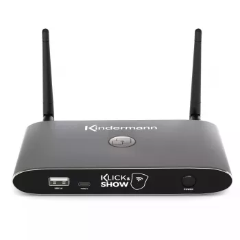 Sistema di presentazione wireless Kindermann KLICK & SHOW K-40 desktop grafite