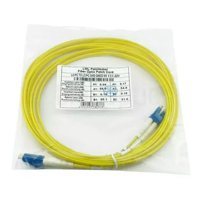 Cavo in fibra ottica BlueOptics CAB-SMF-LC-LC-7-BO 7,5 m G.657.A1 LC LC