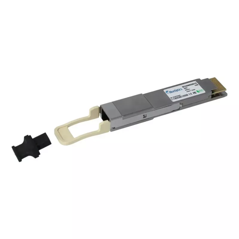 Modulo ricetrasmettitore di rete BlueOptics BO29W859S1D-BO QSFP-DD 200000 Mbit/s MPO-16/MTP-16 argento