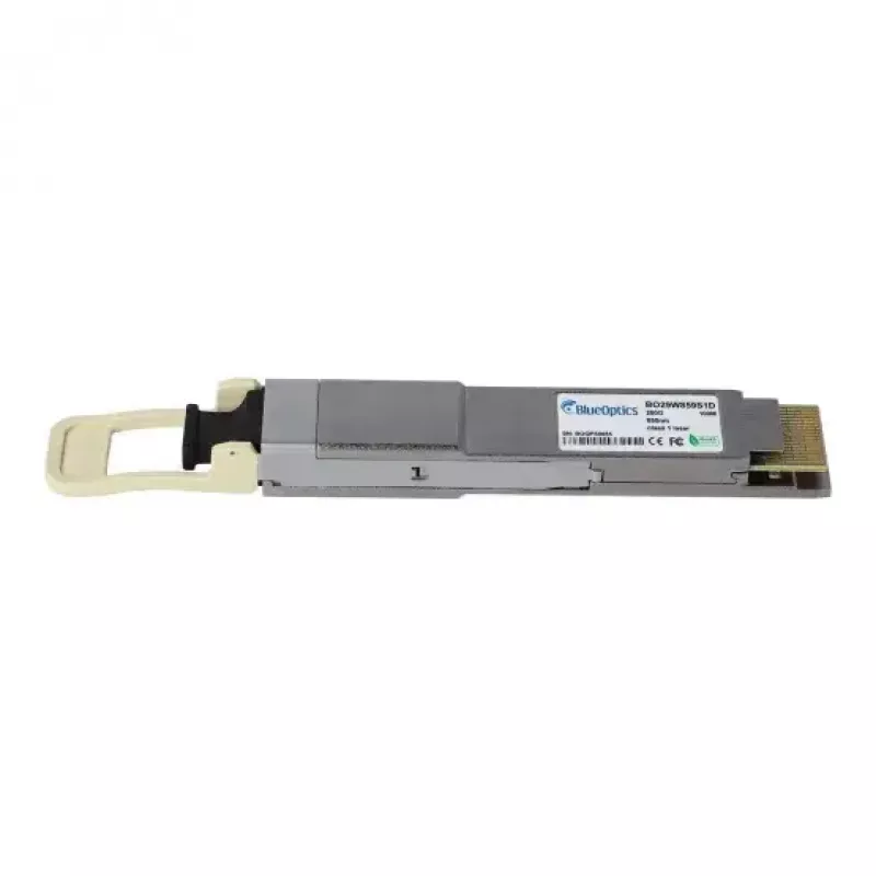 Modulo ricetrasmettitore di rete BlueOptics QDD-2X100-SR4-S-BO QSFP-DD 200000 Mbit/s 850 nm 100 m argento
