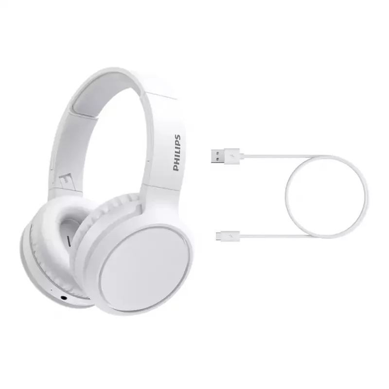 Philips 5000 Serie TAH5205WT/00 cuffie/headset wireless head-band musica USB Type-C Bluetooth bianco