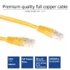 ACT giallo 1 metro cavo patch U/UTP CAT6 con connettori RJ45