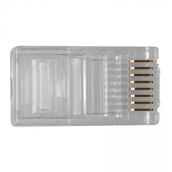 ACT connettore modulare RJ45 (8P/8C) per cavo tondo con conduttori a trefoli
