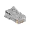 ACT connettore modulare RJ45 (8P/8C) per cavo tondo con conduttori a trefoli
