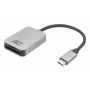 Lettore di schede ACT AC7056 USB 3.2 Gen 1 Type-C grigio MicroSD SD