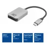 Lettore di schede ACT AC7056 USB 3.2 Gen 1 Type-C grigio MicroSD SD