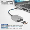Lettore di schede ACT AC7056 USB 3.2 Gen 1 Type-C grigio MicroSD SD