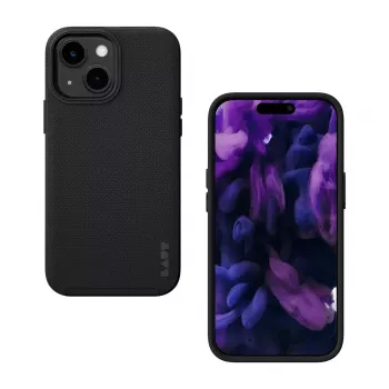 Custodia protettiva LAUT SHIELD per iPhone 15 (6,1 pollici, nero) — custodia per Apple iPhone 15