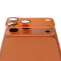 Protezione fotocamera PanzerGlass Fender per iPhone 17 Pro Max, silicone, Cosmic Orange, antigraffio e antiurto