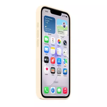 Custodia in silicone con MagSafe per Apple iPhone 17e — Vaniglia, per schermi da 6,1 pollici (15,5 cm)