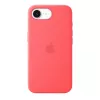 Apple MHWH4ZM/A custodia in silicone con MagSafe per iPhone 17e, Bright Guava