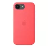 Apple MHWH4ZM/A custodia in silicone con MagSafe per iPhone 17e, Bright Guava