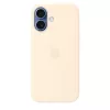 Custodia in silicone con MagSafe per Apple iPhone 17 — Vaniglia, custodia per schermo da 16 cm (6,3 pollici)