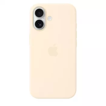 Custodia in silicone con MagSafe per Apple iPhone 17 — Vaniglia, custodia per schermo da 16 cm (6,3 pollici)